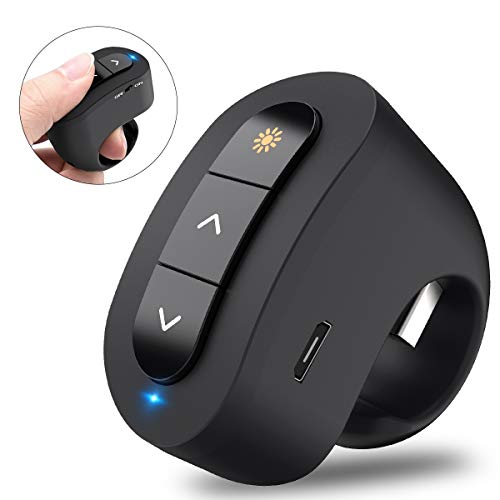 Presentation Clicker, BEBONCOOL Powerpoint Clicker for Presentation, Wireless Clicker for Powerpoint Presentations, Finger
