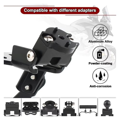 Support de Plaque Navigation GPS VFR800X Cadre Fixation Moto - 4