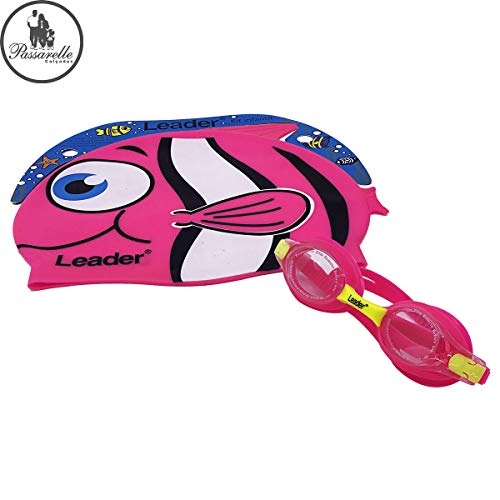 Kit Óculos + Touca Natação Infantil Leader Ld274