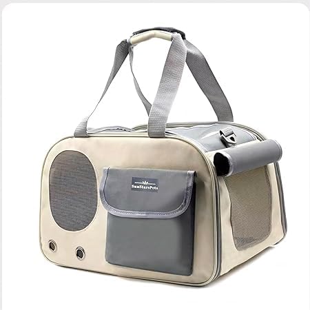 Wnicek 犬 猫 キャリーバッグ ペットキャリー ペットキャリー バッグ ペット キャリーバッグ 折り畳み 小型犬 猫 キャリーケース 犬 リュック キャリー付きペット大型猫 小型犬 うさぎ用 猫 ウサギ 3Wayタイプ 折りたたみ ペットキャリー キ