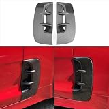 FUEISOF Guardabarros entradas de aire laterales guardabarros 2 unidades para Kia Stinger 2017-2025 (fibra de carbono)