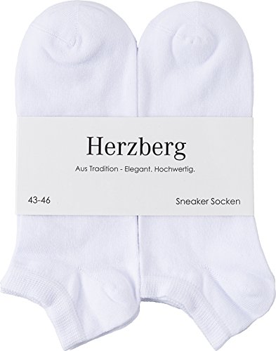 Chaussettes de sport Herzberg unisexes confortables en lot de 6 paires