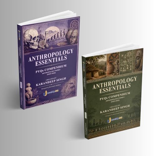 Image of Anthropology Essentials PYQs Compendium Paper I & Paper II Combo Set for UPSC CSE Mains Optional | 2020-2025 Previous Year Questions | Karandeep Singh | LevelUp IAS | 1.25 inches