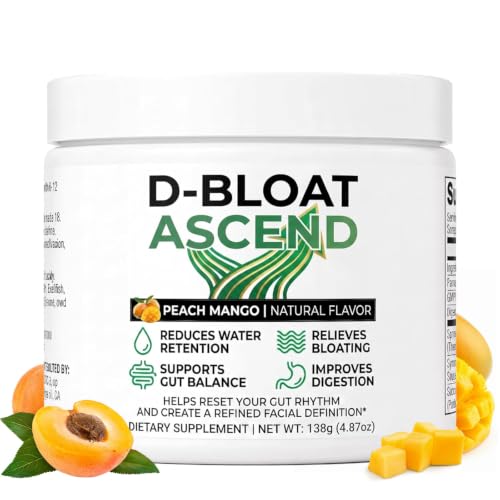 D Bloat Ascend Labs Debloat Powder, 4.87 OZ