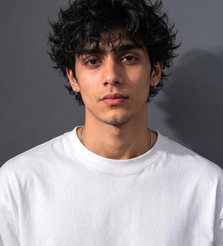 Image of Men's Round Neck Plain Oversize T-Shirt - Casual Loose Fit Cotton Wear | 100% Cotton T-Shirt |