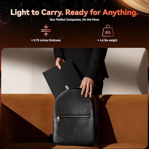 Image of NIMO 17.3 inch FHD IPS Laptop, AMD Ryzen 7 7735HS(8-Core, Beats i7-12650H) 16GB DDR5 RAM 1TB SSD, Backlit Keyboard Fingerprint Reader Numeric Keypad Computer with Radeon 680M 100W Fast Charging