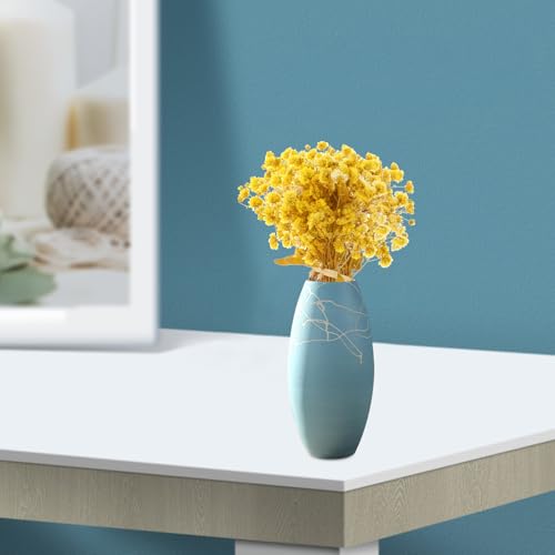 Ramo de flores secas VICASKY con jarrón, amarillo pequeño miniatura 5