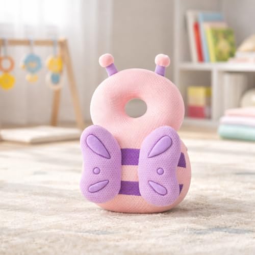 Mochila Protetora Cabeça De Bebê Almofada Antiqueda Ajustável - Proteção Contra Queda e Tombo Aprendendo Caminhar