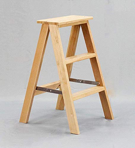 Tabouret d'échelle en bois de chêne pour attraper les objets en cuisine - 2