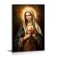 Virgin Mary with Red Rose