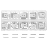 Mikikit Klavier Stimmnadeln Shenda Nadel Satz Robuste Klavierreparatur Schaftnägel aus Metall Vielseitig für Klavierwartung und Stimmung bei Musikern