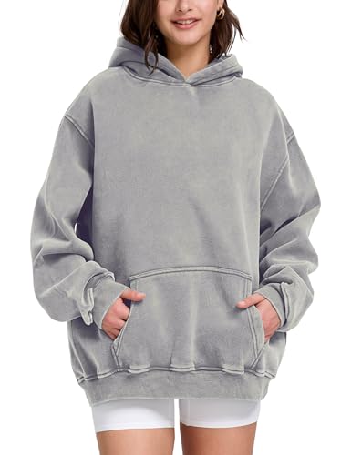 Image of Hatant Oversized Hoodie Sweatshirts for Men Couples Heavyweight Hoodies Pullover Vintage Mens Acid Wash Sweaters Clothes 2026
