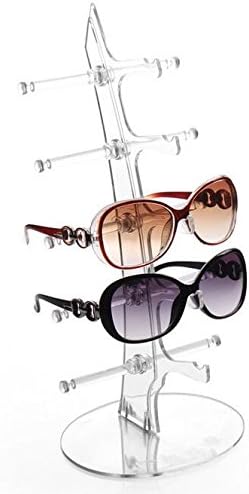 5-Slot Eyeglasses and Sunglasses Display Stand Organizer