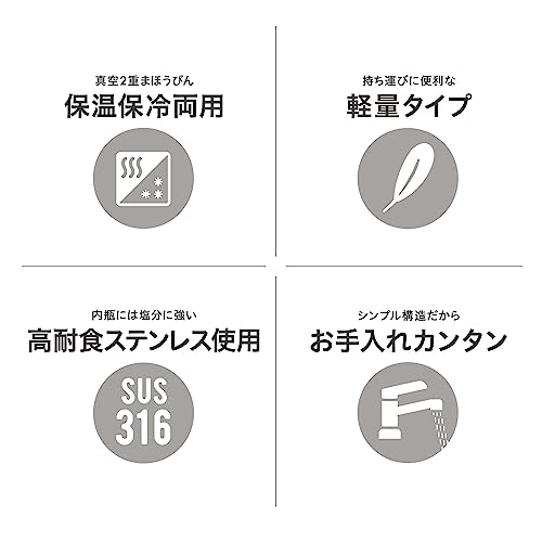 ピーコック魔法瓶工業 ワンタッチマグタイプ AKM55
