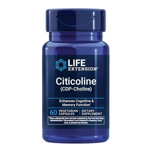 Life Extension Citicoline (CDP-Choline), 60 Capsules
