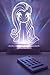 Aloka Fluttershy My Little Pony Starlight - Color Change 12 Color Pattern LED Decorative Night Light for Kids with Remote