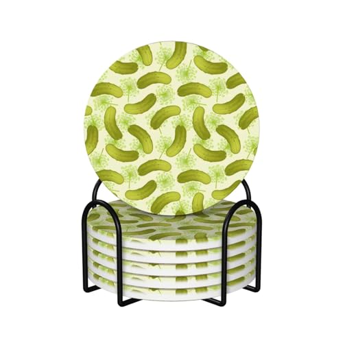 Dessous de verre céramique support métal pour protéger vos tables
