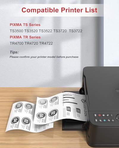 Image of EaseFusion PG-275XL Black Ink Cartridge Replacement for Canon 275 Black Ink PG-275 PG275 PG275XL, Compatible with PIXMA TR4720 TS3522 TR4700 TS3500 TS4722 TS3722 Printer (2-Pack, High Yield)