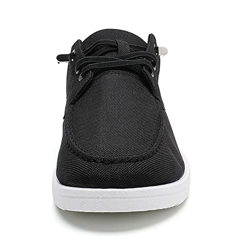Image of Betrue Lightweight Boat Shoes for Women, Womens Casual Loafers, Womens Slip On Deck Shoes, Breathable Canvas Sneakers for Women
