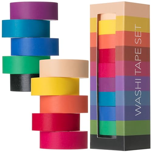 Mr. Pen Washi Tape Set, 10 Pack - Decorative Washi Tapes for Journaling & Crafting