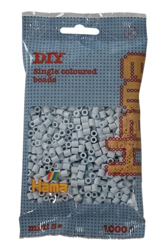 HAMA – Sachet perles à repasser bleu arctic – 1000 perles midi 5 mm – Recharge loisirs créatifs enfants dès 5 ans