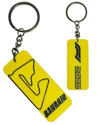 Myprus Bahrain Track Keychain – Sakhir Grand Prix Race Track Key Ring ...