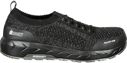 Rocky Men's LX Work Knit Industrial Boot, Black Grey, 8.5 | Image 6