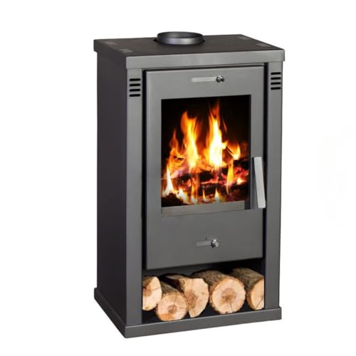 Kaminofen Holzofen BALKAN ENERGY Modell Talon 7kW Holzofen mit Holzfach Nische