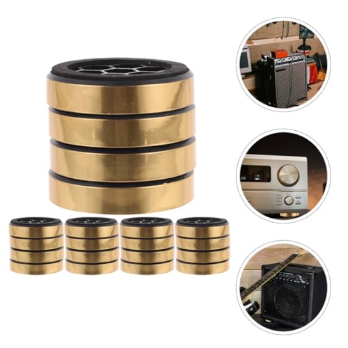 Equipos de sonido sin vibraciones usando aislamiento de plástico dorado 7