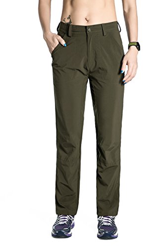 Nonwe Women's Hiking Jogger Pants Green XL/30 Inseam