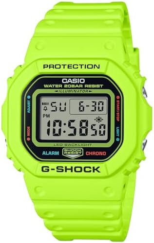 Relógio Casio G-Shock DW-5600EP-9JF importado do Japão, amarelo
