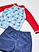 Flap Happy Baby Boys' Rash Guard Swim Long Sleeve Top and Trunks