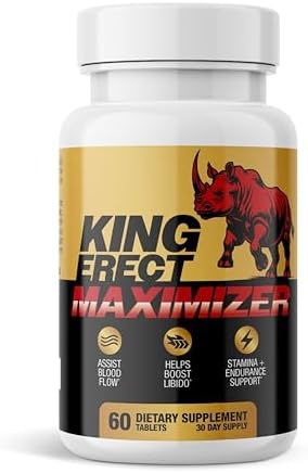 King Erect Maximizer - Enlargement Pills for Men - Fast Acting Bl...