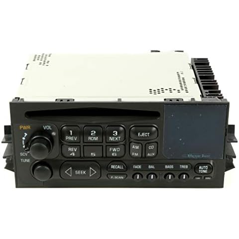 1 Factory Radio AM FM CD Player Compatible With 1995-2005 Chevrolet Trucks 15766258 Cover