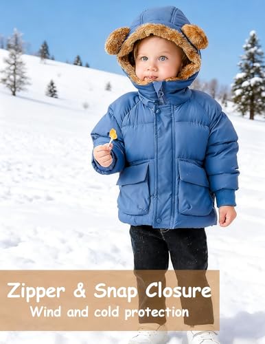 Image of BFUSTYLE Baby Coat 6M-5T Winter Clothes Toddler Boy Girl Jacket with Hood