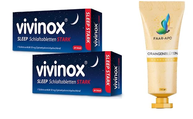 Vivinox Stark 2 x 20 Tabletten Sparset inkl. einer hochwertigen Handcreme Marke Faar-Apo