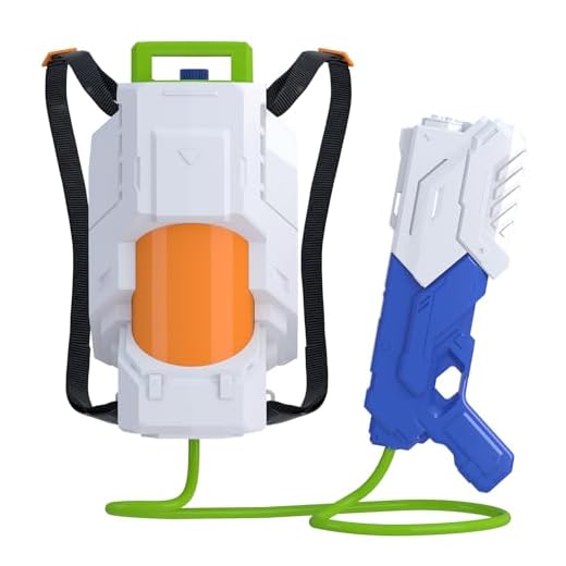 SNAEN Water Blaster with 2.5L High Capacity Backpack Tank Which has Adjustable Straps, Shooting for 30 feet, Space Weapon Toy for Summer Outdoor Activities Suitable for Boys and Girls 3 Years and Over