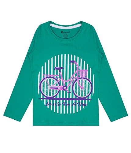 Image of KYDA KIDS Girl's Hearts Regular Fit T-Shirt