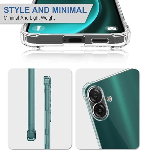 Image of CEDO Samsung Galaxy M07 (4G) / M17e (5G) / F07 (4G) Bumper Case | Soft Jel Flexible Thin Full Protection Shock Proof Clear TPU Back Case Cover for Samsung M07 (4G) / M17e (5G) / F07 (4G) (Transparent)