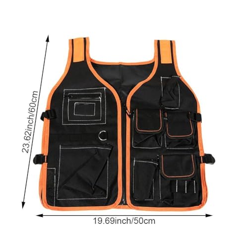 Gilet de travail décontracté et ergonomique à taille ajustable Wudaizhi - 6