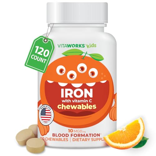 VitaWorks Chewable Iron Supplement for Kids