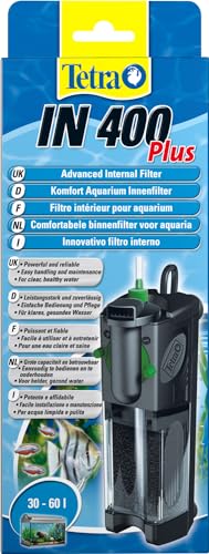 Tetra In 400 Plus Binnenfilter, Voor Biologische En Chemische Filtering, Geschikt Voor Aquaria Met 30 Tot 60 liter, Zwart