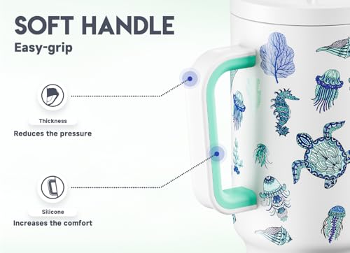 Vaso Meoky de 40 oz que brilla en la oscuridad con 30% de descuento