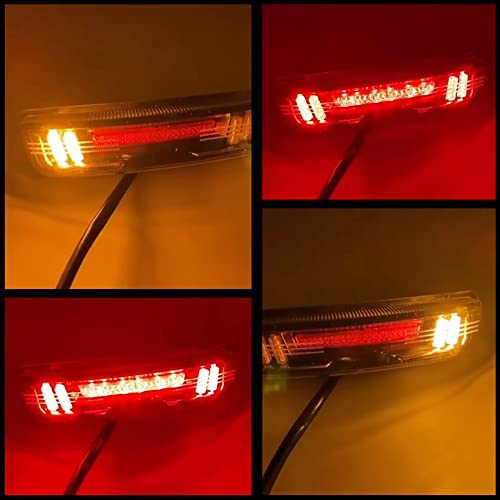 LED Tail Light Motocicleta Turn Signal Stop Brake Light Luz Traseira 12V Para Motocicleta Elétrica A