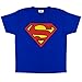 DC Comics Superman Klassisches Logo Mädchen-T-Shirt Königsblau 122 | Kinder-Superheld Top, Geburtstagsgeschenkidee für Mädchen