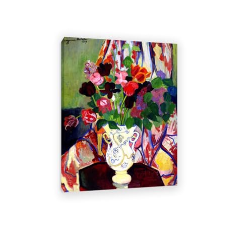 Peinture impression sur toile bouquet de tulipes pour une ambiance sereine