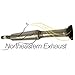 Northeastern Exhaust | Stainless Steel Resonator Pipe Compatible for 2005-2009 Chevrolet Equinox | 2006-2009 Pontiac Torrent | 3.4L | Free Clamps and Gasket Included | Automotive Replacement Part