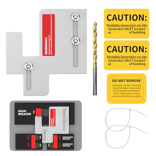 Joinfworld Generator Interlock Kit Compatible with Eaton Cutler Hammer BR and CH Series 150 and...