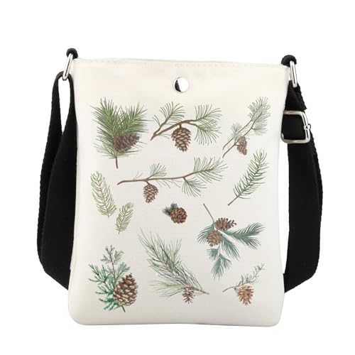 Sac à bandoulière pomme de pin pour porter l'esprit de la forêt sur soi