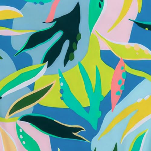 Gottex Baby Girl's Kids Toddler and Little Rainforest Blue Tropical Print One Piece Swimsuit3